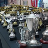 Hastings Presentation Evening. 29th June 2018. Sussex Coast College. Trophies. Photo by Diane Webb