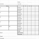 Divisional Shield Score Sheet